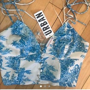 Urban outfitters satin top size M